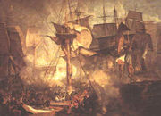 Turner: La battaglia di Trafalgar
